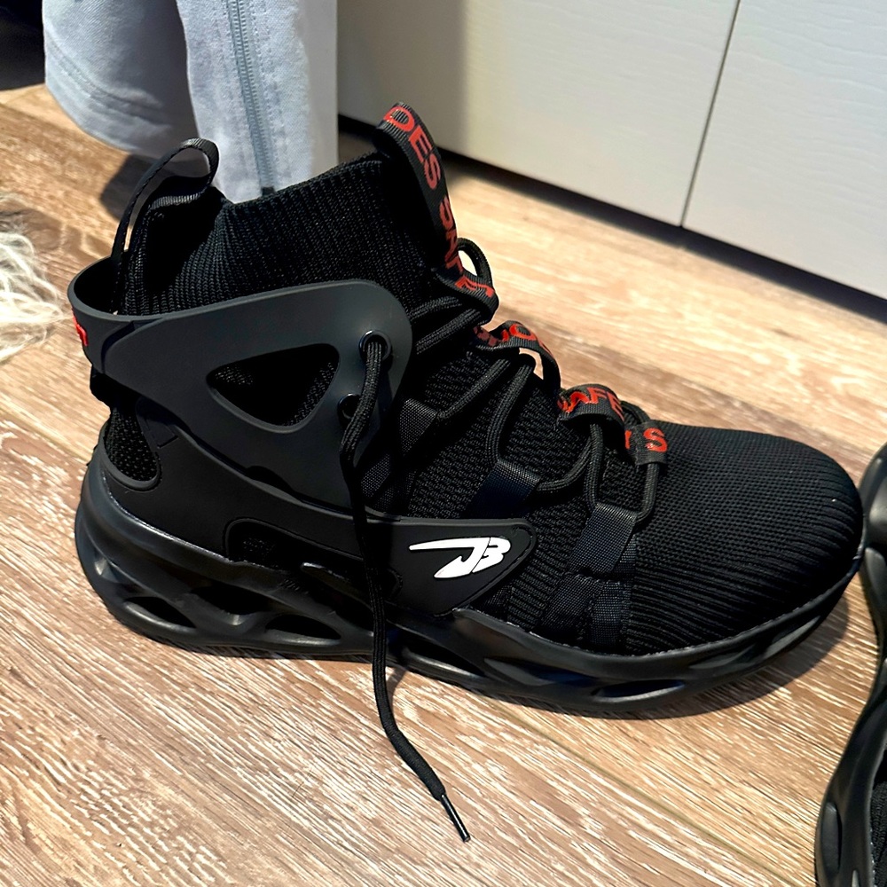 EUC JB steel-toed motorcycle shoes
